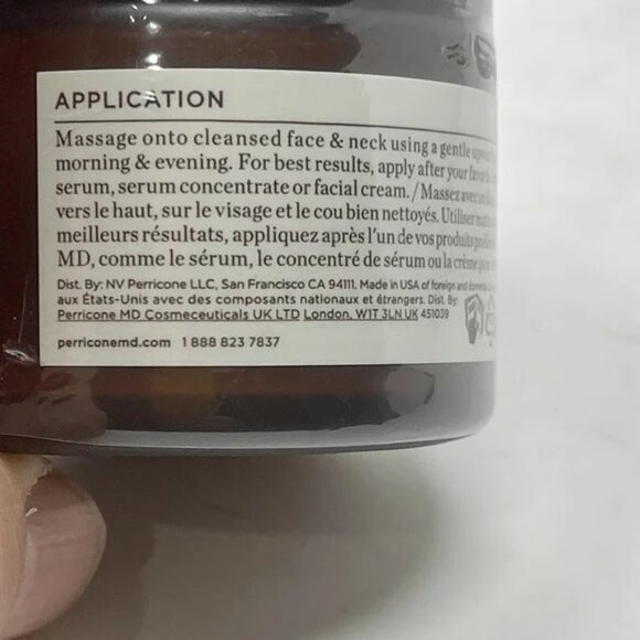 Perricone MD Face Finishing Firming Moisturizer 2 fl oz 01S1310 Famous Brand - Picture 3 of 7